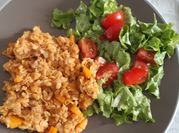 Une photo de ebly à la tomate