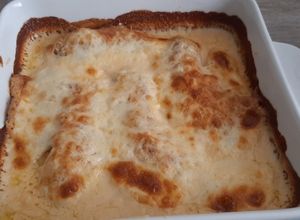 Foto de Tilápia gratinada ao molho de queijo
