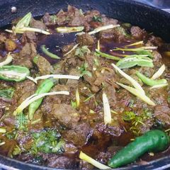 A picture of Liver curry.