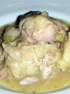 A picture of Chicken and Dumplings.