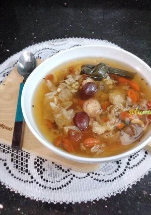 Foto resep Peach Gum Dessert