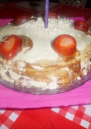 Una foto de Pastel de crema (improvisado!!!)