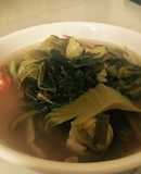 Canh cải chua thịt bò