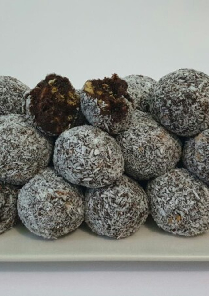 Una foto de Postre fácil sin horno *bolitas esponjosas y ricas