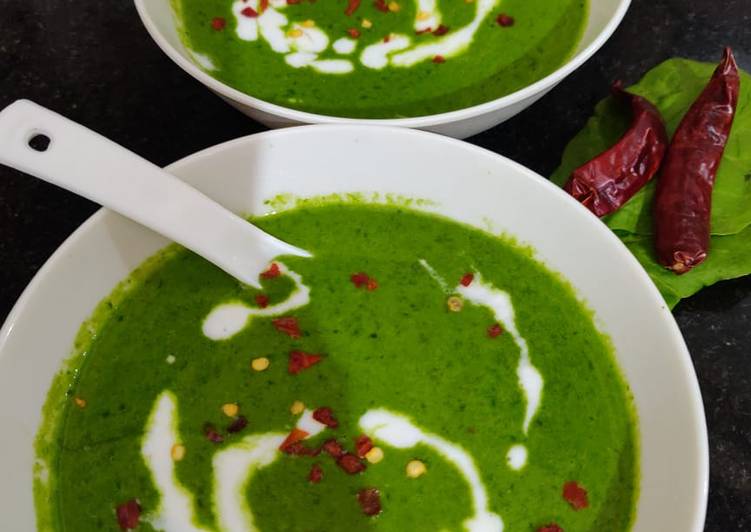 Steps to Make Ultimate Spinach soup