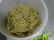 A picture of green chilli pickle