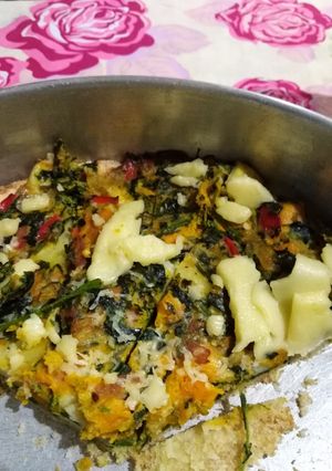 Una foto de Tarta de verduras y Panceta