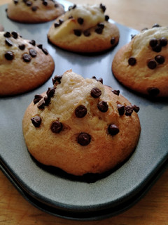 Foto di Muffin con mele e gocce di cioccolato