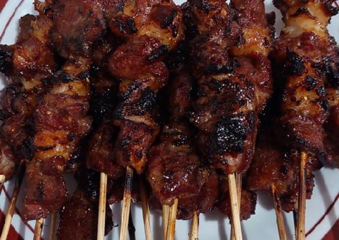 Resep Sate Kambing Empuk Favorit Keluarga Oleh Nabs - Cookpad