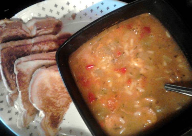 Recipe of Super Quick Homemade crockpot sausage gumbo