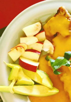Una foto de Cerdo en salsa de mango al chipotle