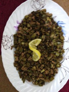صورة لوصفة فول حوس مع لحمة