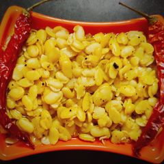 A picture of Sprouts lima beans(no onion and no garlic recipe).