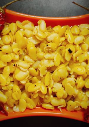 A picture of Sprouts lima beans(no onion and no garlic recipe).