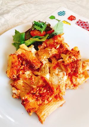 Φωτογραφία της συνταγής Rigatoni al forno με 3 τυριά