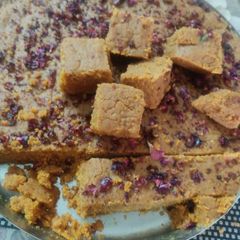 A picture of Besan ki Burfi.