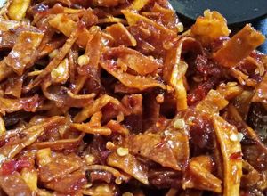 Foto resep Kering Ubi Putih Pedas Manis