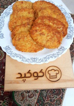 عکسی از دستور کتلت مرغ🍗🍘