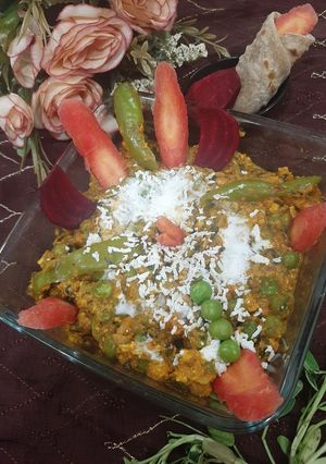 मेथी मटर मलाई (Methi matar malai recipe in hindi) रेसिपी मुख्य फोटो