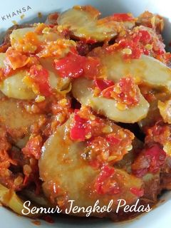 Foto resep Semur Jengkol Pedas
