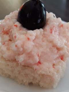 Una foto de Pate de surimi y gambas