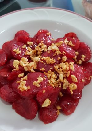 Foto resep Sticky Lapchiong Bawang Putih (NONHALAL)
