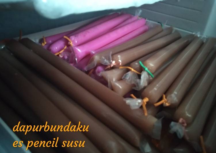 Langkah Mudah untuk Menyiapkan Es pensil susu, Enak