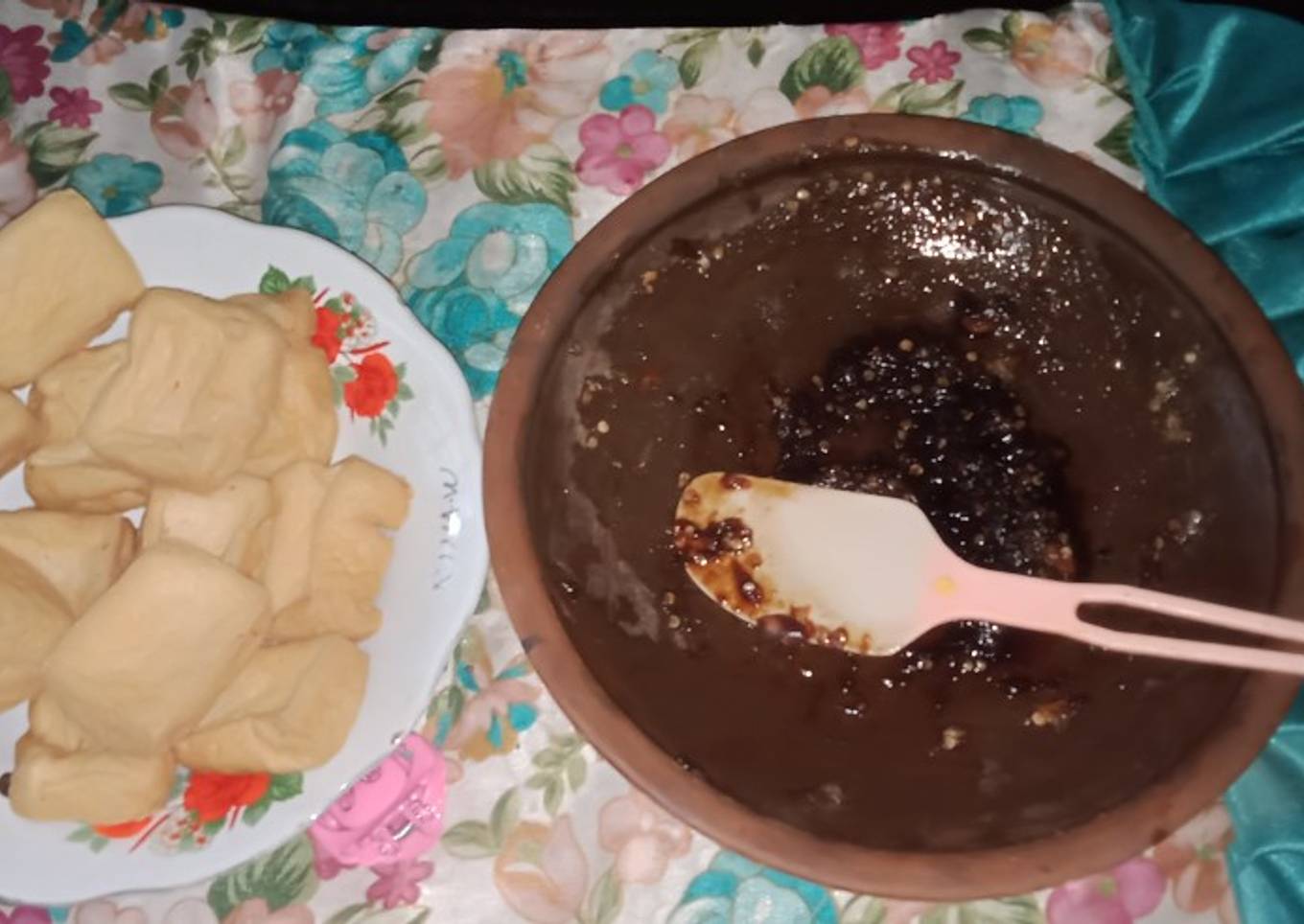 Tahu goreng sambel kecap