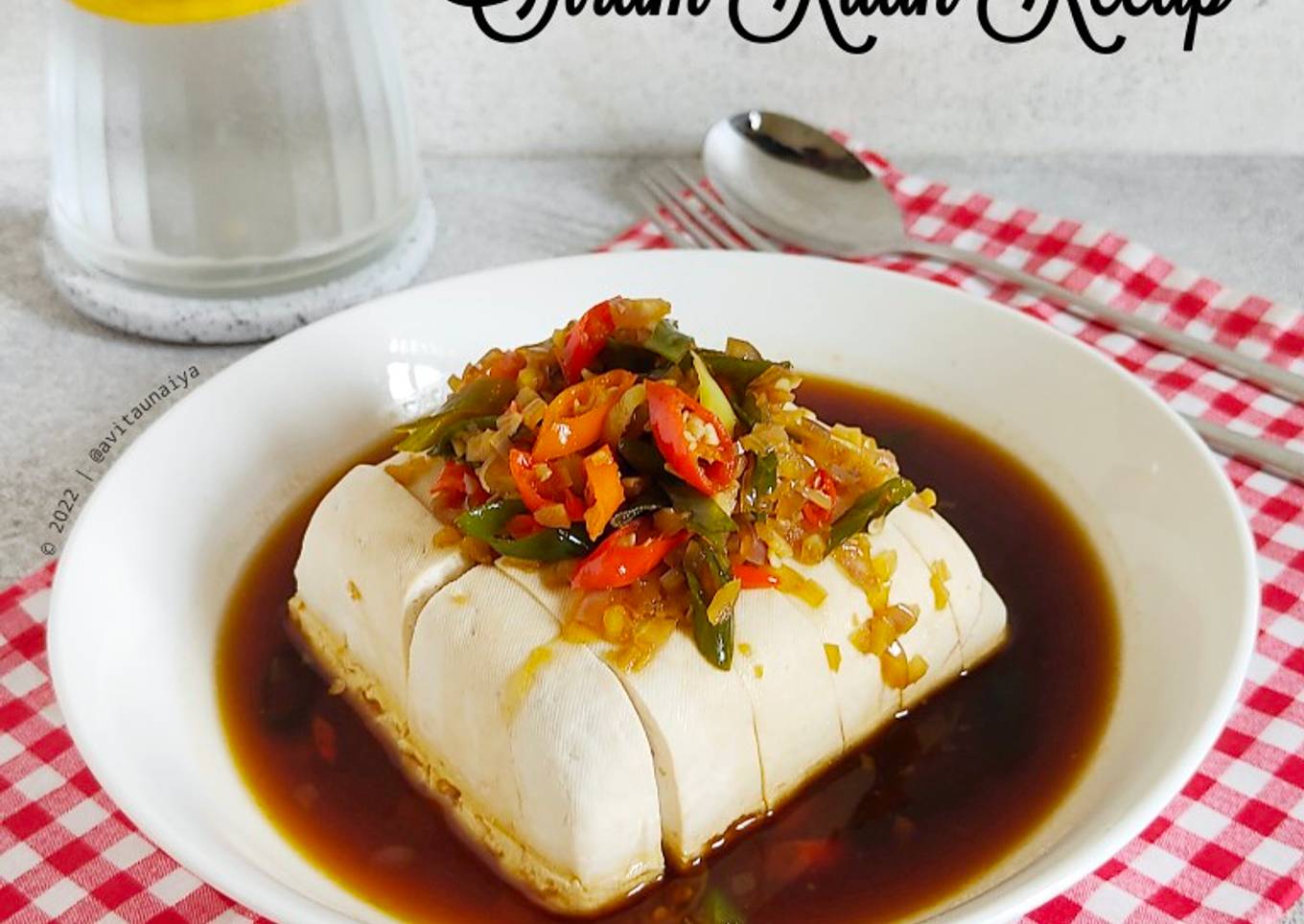 Tahu Kukus Siram Kuah Kecap