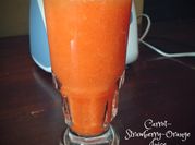 Gambar jus jeruk strawberry