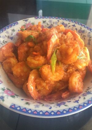 Foto resep Udang balado Campur taucho