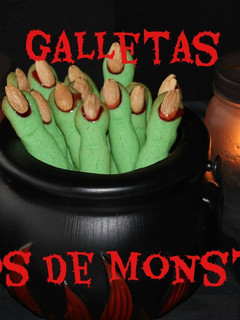 Una foto de Galletas dedos de monstruo!