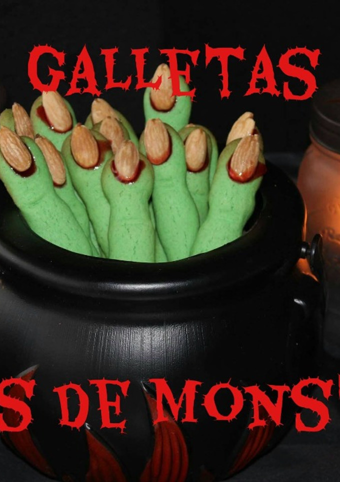 Una foto de Galletas dedos de monstruo!