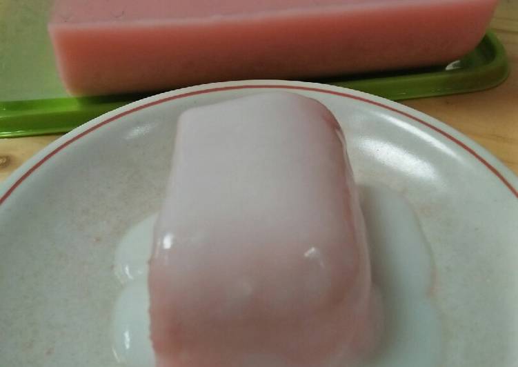 Puding oat dengan fla vanila