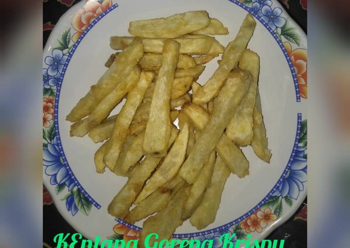 Resep buat Kentang Goreng Crispy yang gurih