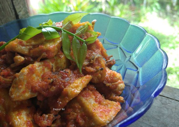 Resep Unik Balado tahu teri Ala Warteg