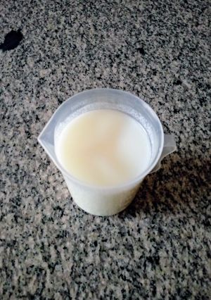 A picture of Homemade buttermilk.