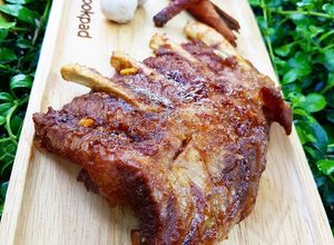 รูปของ ซี่โครงหมูอบซอสbbq 🐷