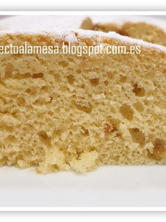 Una foto de Bizcocho de turrón