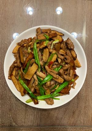 豆干炒肉絲 的食譜成品照片