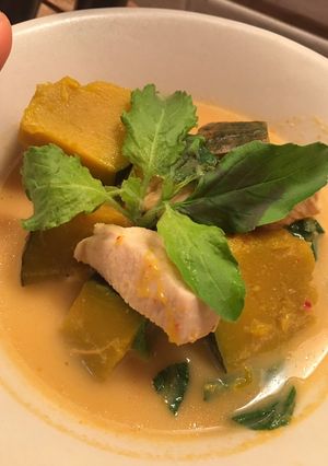 รูปของ แกงฟักทองอกไก่ [ไม่ใส่กะทิ]