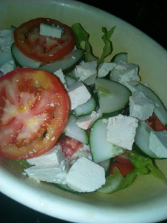 A picture of My tofu salad.
