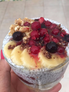 Una foto de Pudín de Chía con Frutos Rojos