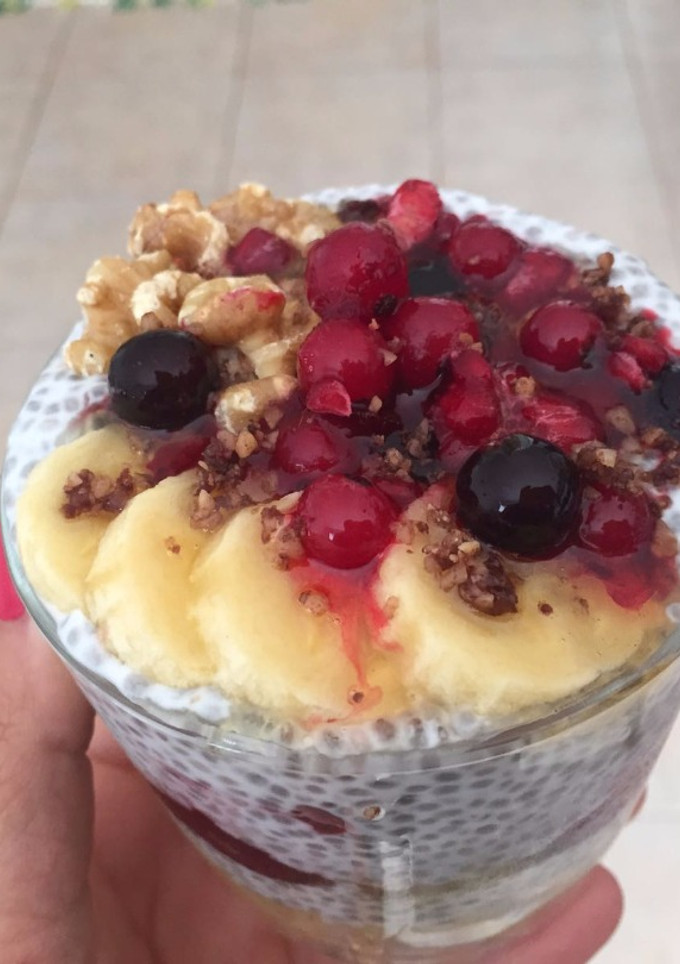Una foto de Pudín de Chía con Frutos Rojos