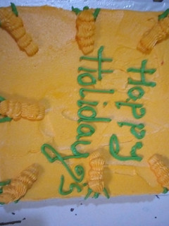 A picture of Carrot cake #FestiveContestNaivasha.