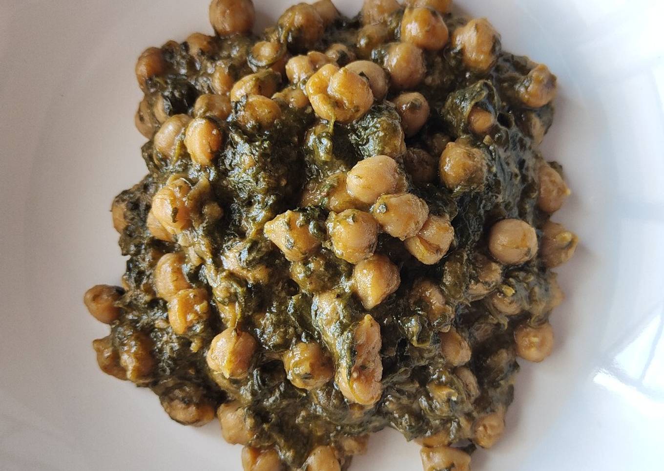 Espinacas con garbanzos