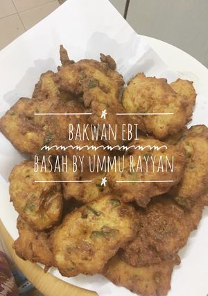 Foto resep Bakwan ebi basah