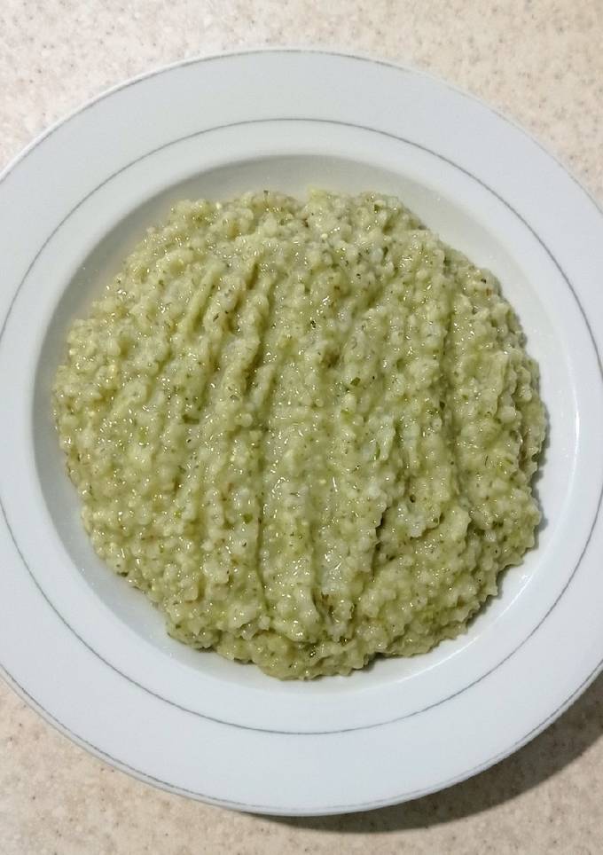 Каша: ячка з песто