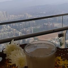 Sweet potato smoothie in coconut milk A picture of Sweet potato smoothie in coconut milk.