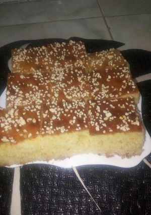 صورة لوصفة بسبوسة بالبرتقال